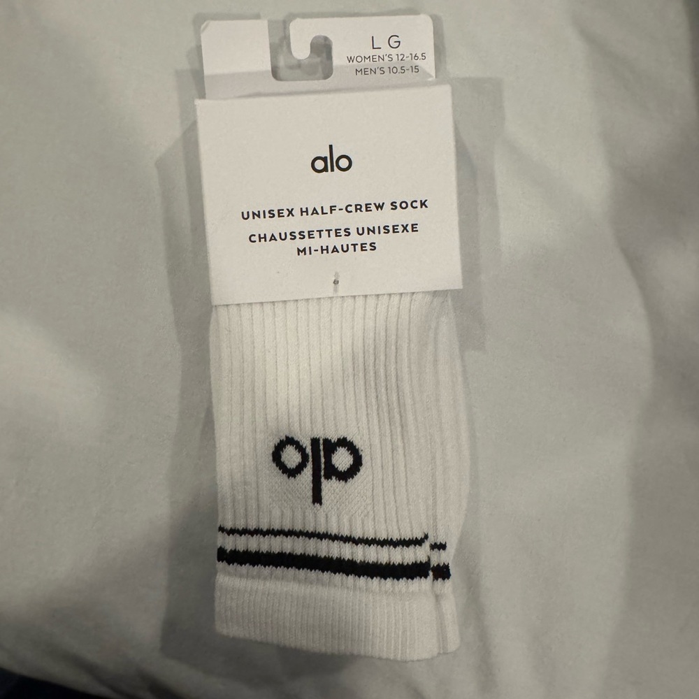 Alo crew socks for size 10-12.5 women’s